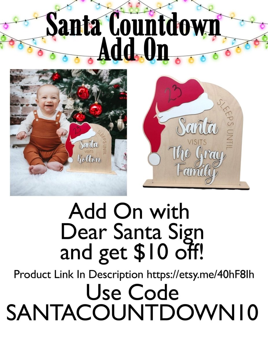 Dear Santa Sign