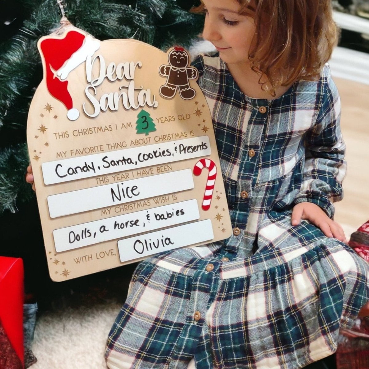 Dear Santa Sign