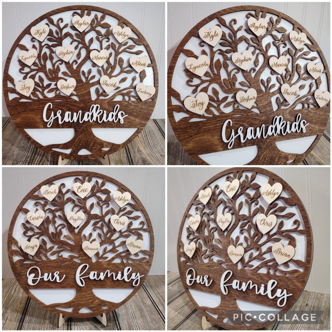 Round Family Tree Sign