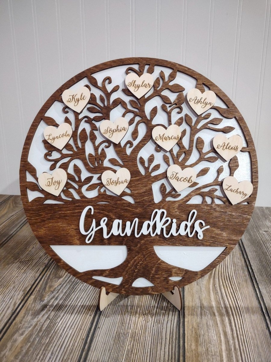 Round Family Tree Sign