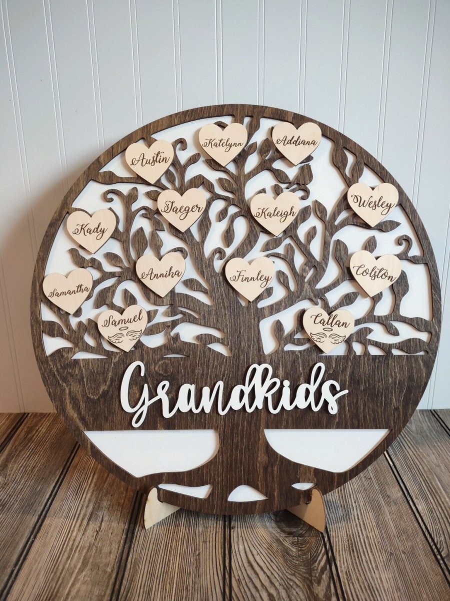 Round Family Tree Sign